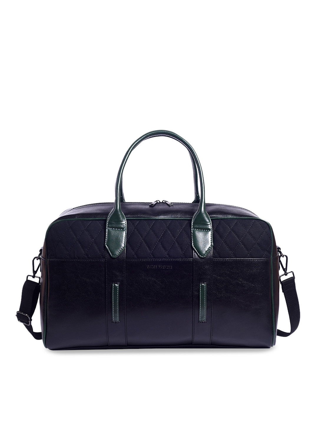 Gauge Machine Black Padded Duffle Attache