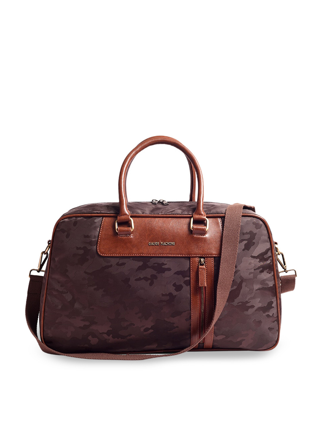 Gauge Machine Brown Camouflage Saddle Bag