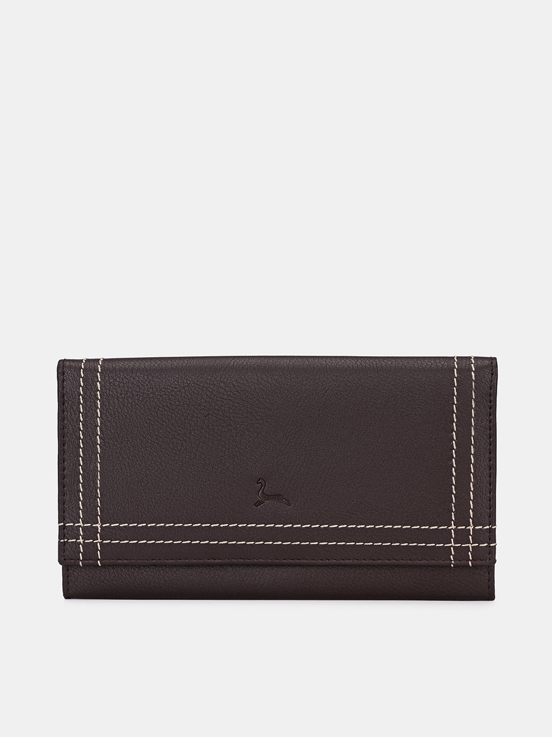Pacific Gold Men Leather Two Fold Wallet