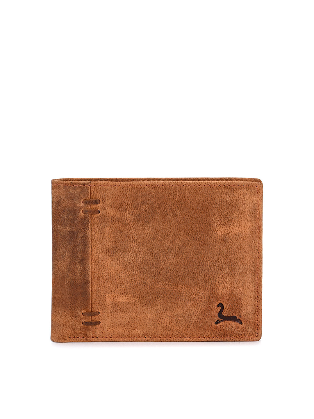 Pacific Gold Men Leather Two Fold Wallet