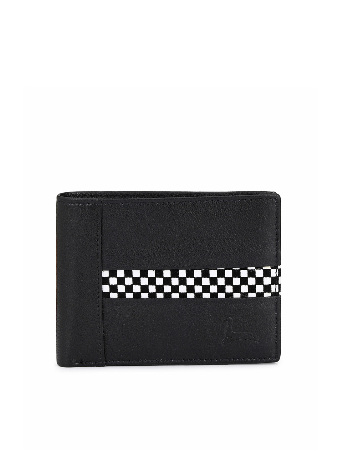 Pacific Gold Men Leather Two Fold Wallet