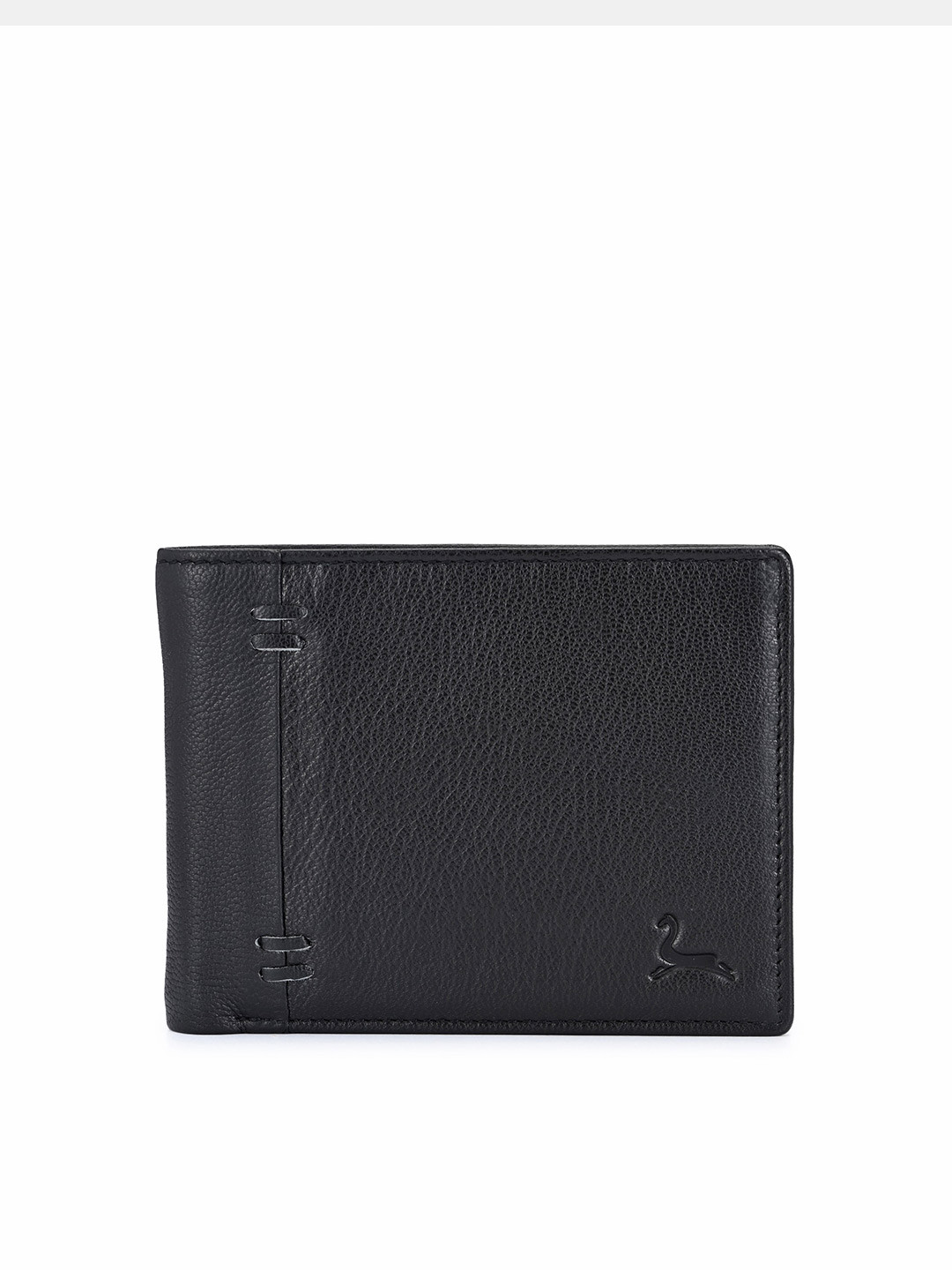 Pacific Gold Men Leather Two Fold Wallet with SD Card Holder