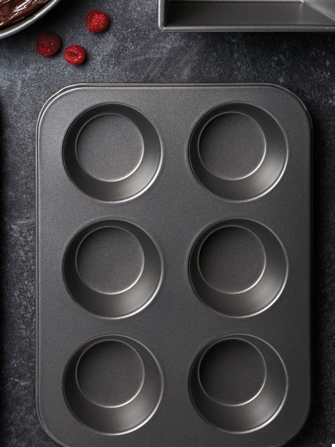 MasterClass Grey Non Stick American Muffin Pan