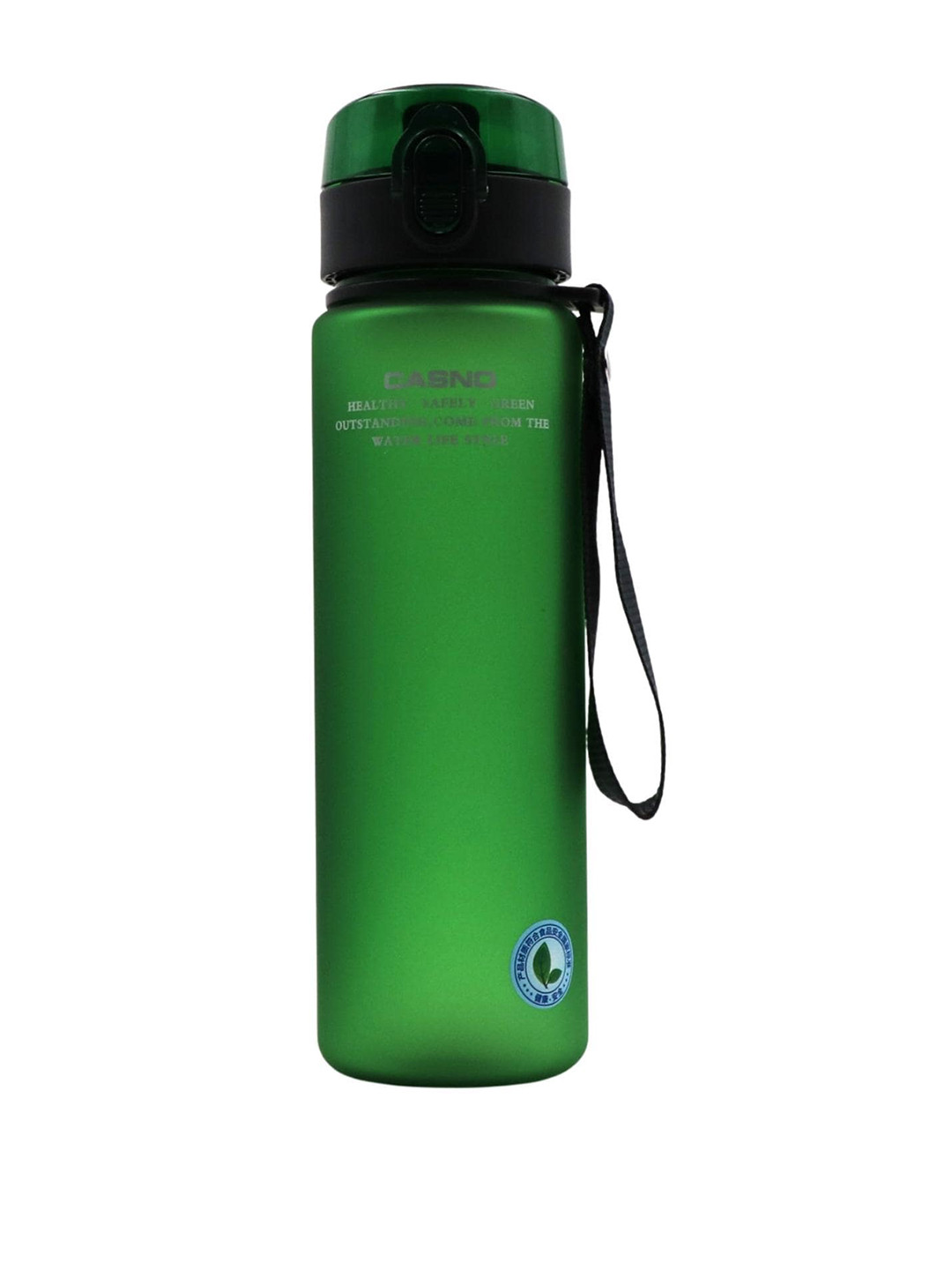 YOUSTYLO Green Typography Plastic Spill Proof Water Bottle - 500ml