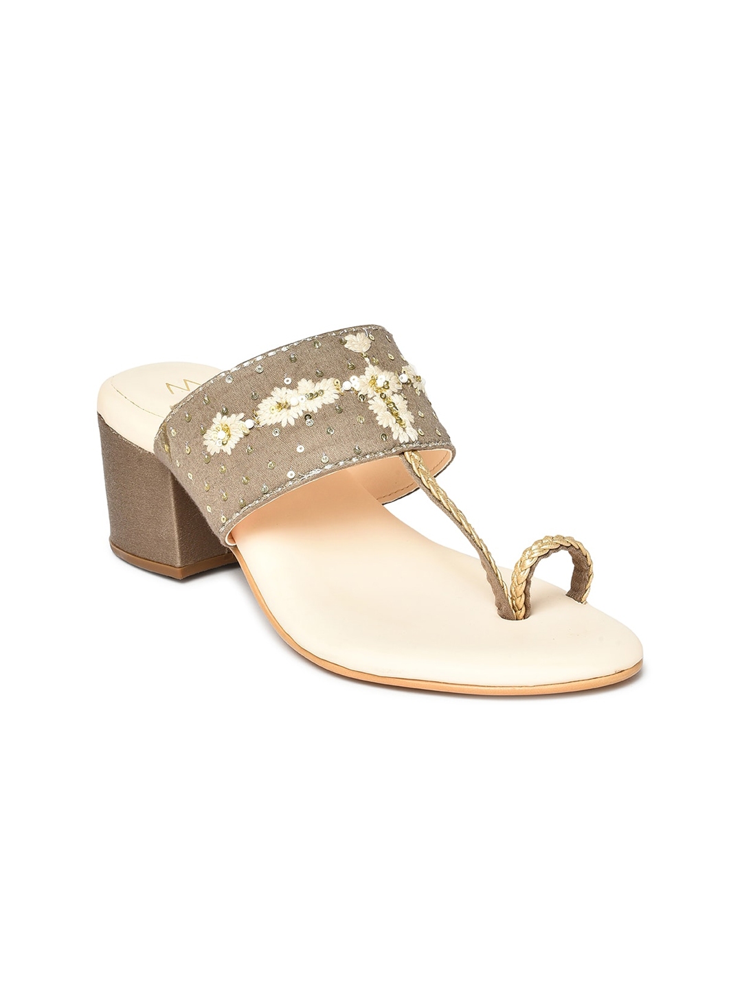 W Embellished Block Heels - Heels for Women 21966884 | Myntra
