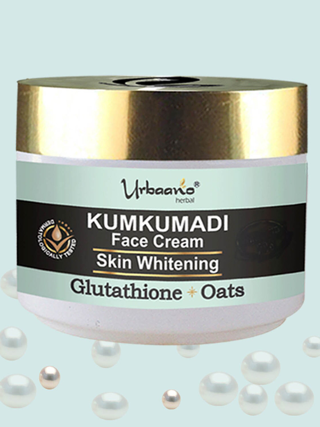 Urbaano Herbal Kumkumadi Skin Brightening Glutathione & Oats Face Cream 100 gm