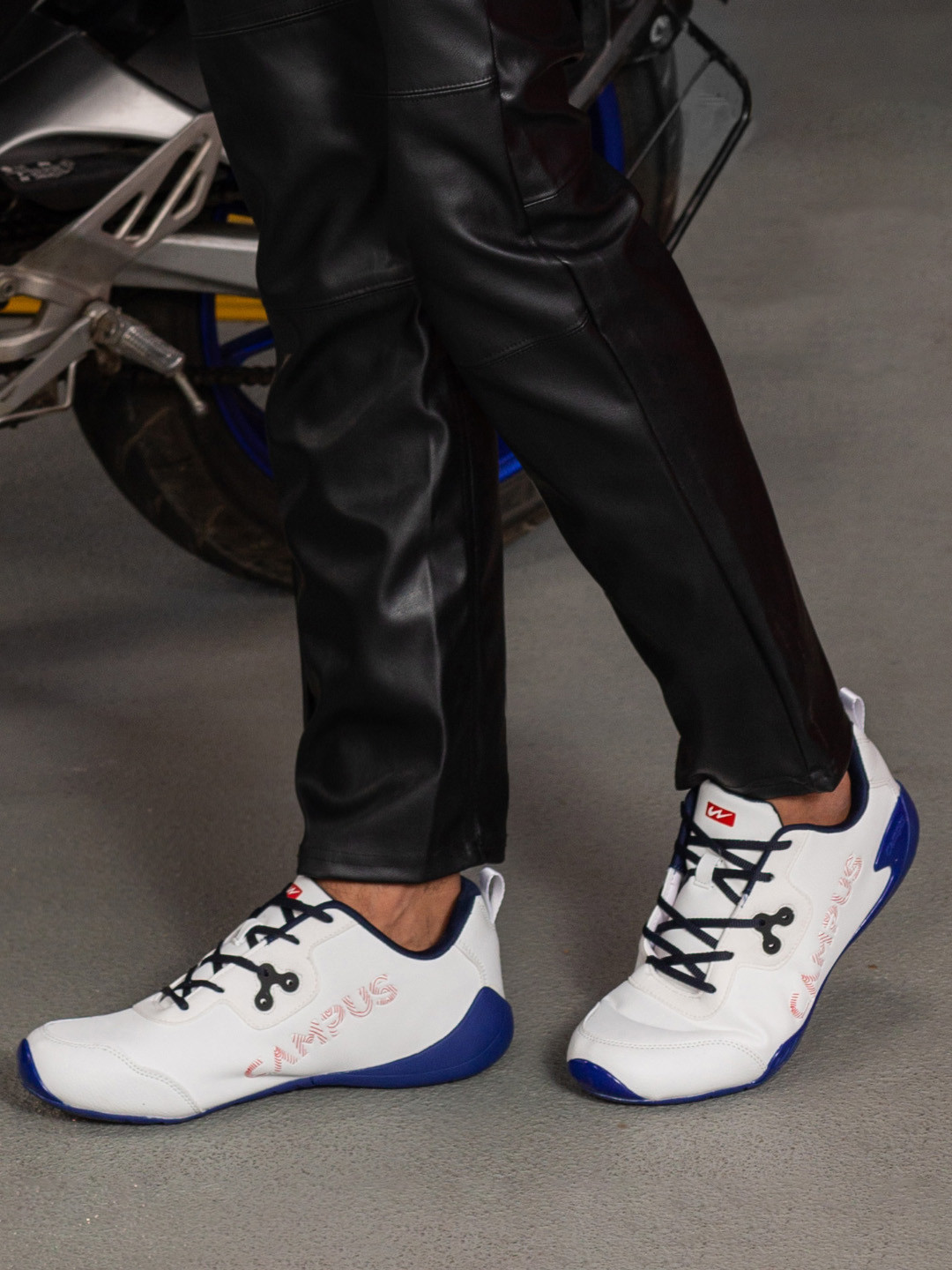 Campus Men CAMP ZYLON White PU Sneakers