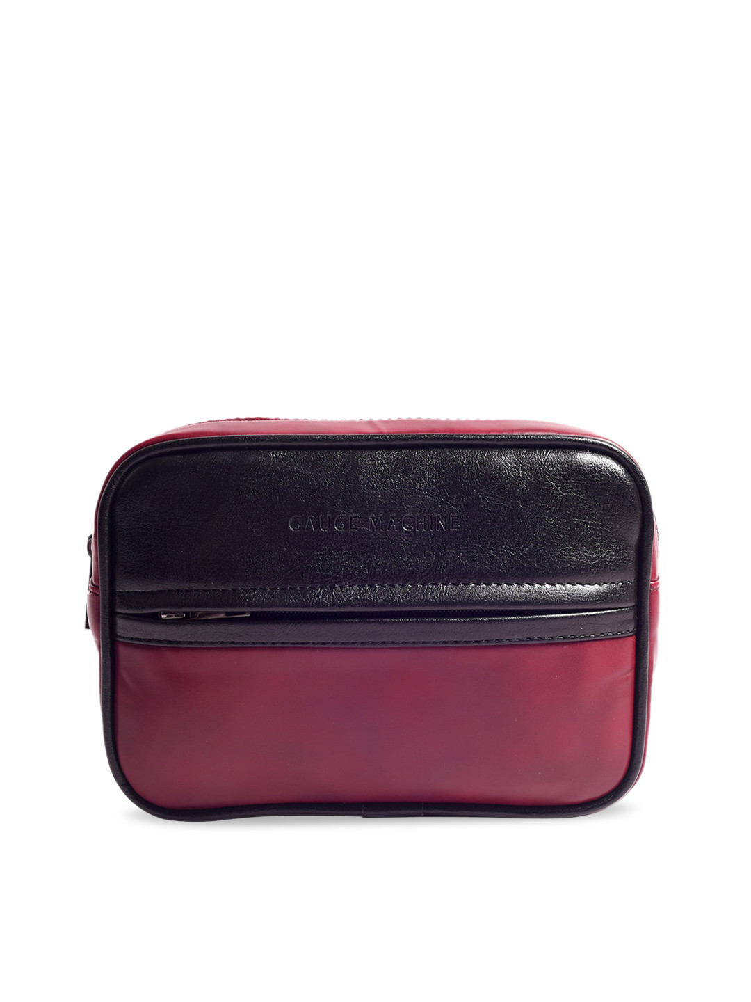 Gauge Machine Burgundy & Black Multipurpose Pouch