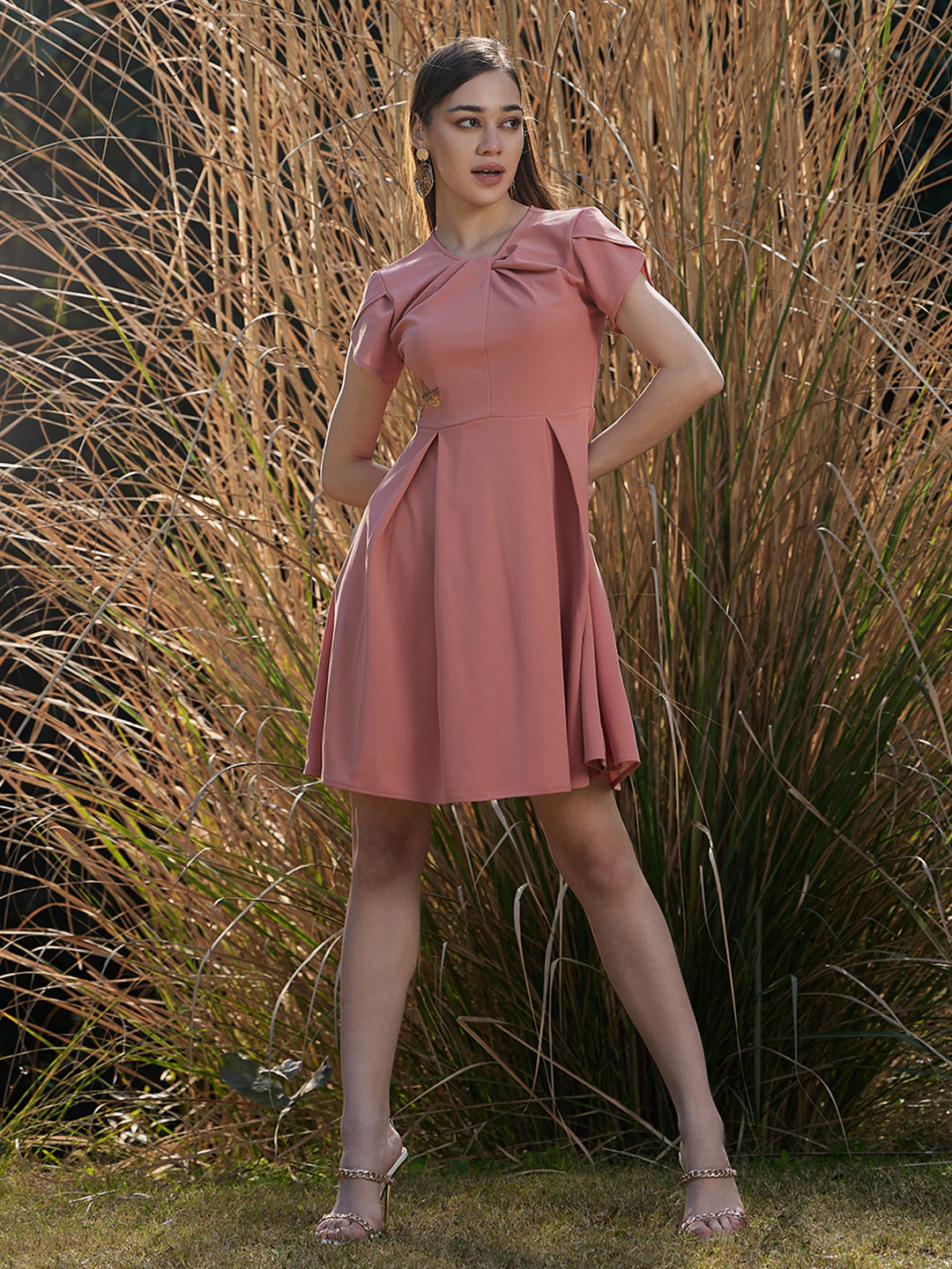 Athena Scuba A-Line Dress