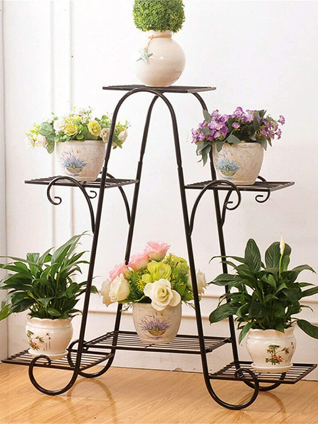 TRUSTBASKET Marvel Black Planter Stand