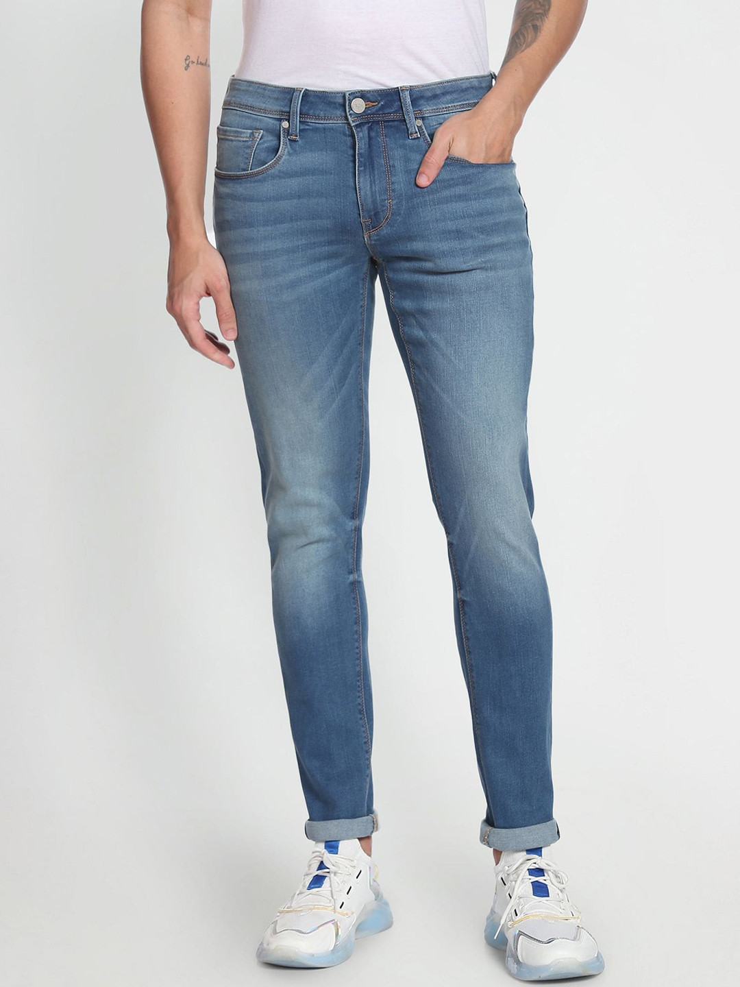 Flying Machine Low Rise Super Skinny Fit Luxe Jeans