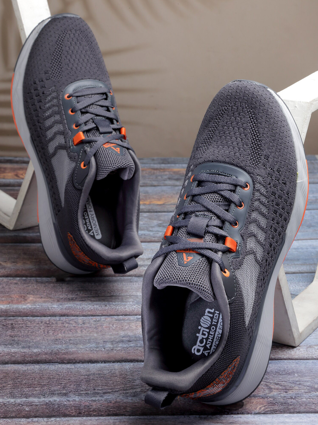 Action Men Mesh Running Non-Marking Lightweight Shoes