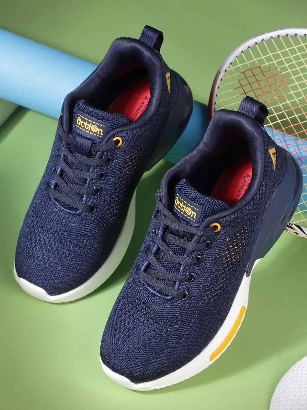 Action Kids Mesh Running Non-Marking Sports Shoes
