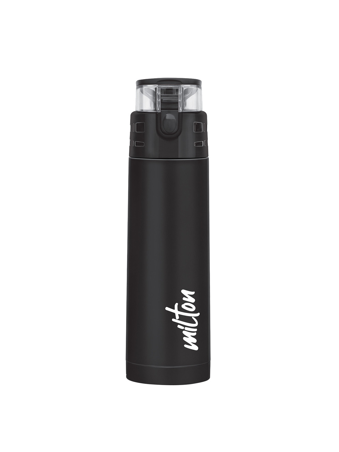 Milton Atlantis Black Stainless Steel Spill Proof Sipper - 350ml