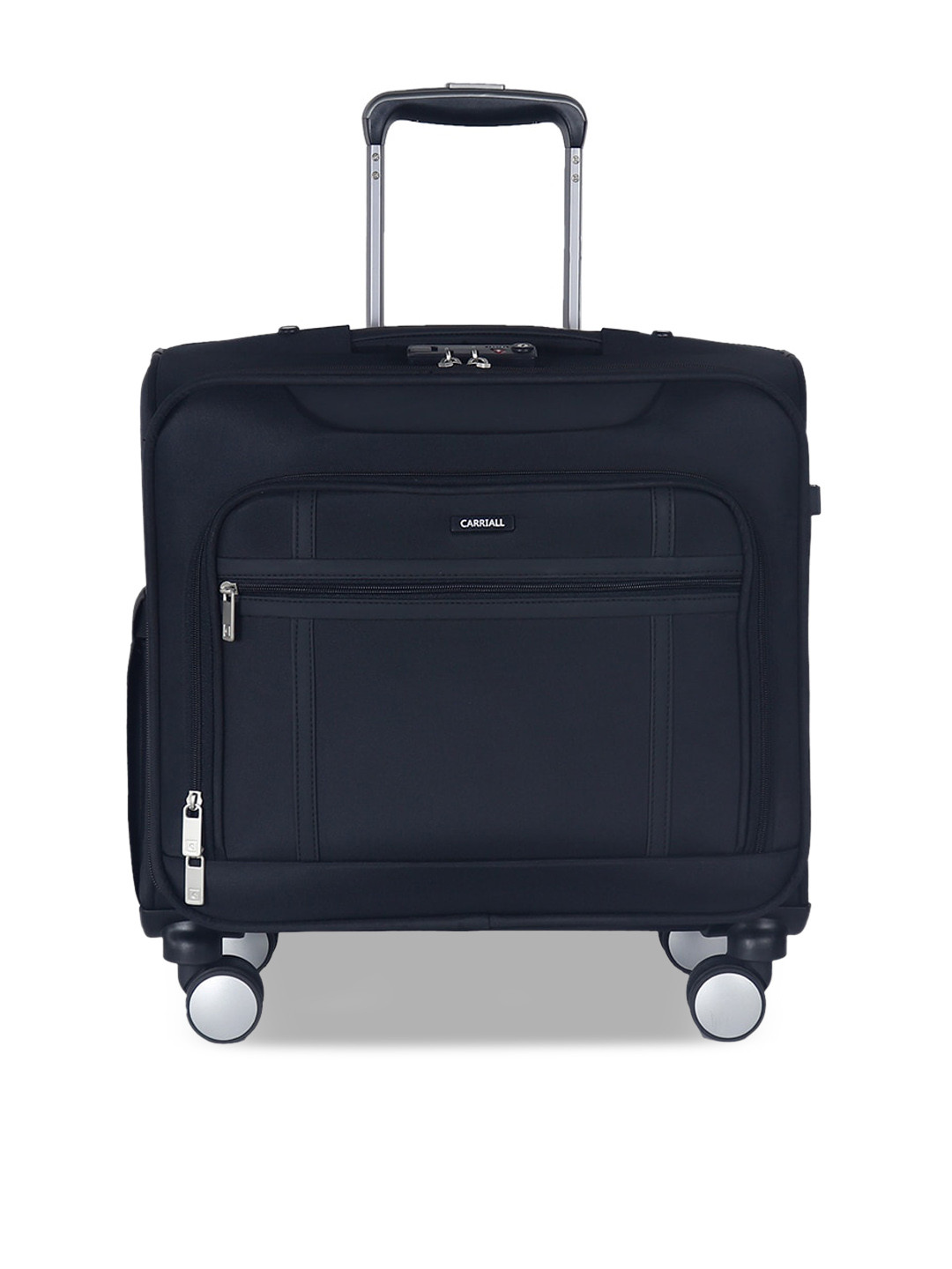 CARRIALL Stark Textured Hard Sided Overnighter Overnighter Trolley Bag