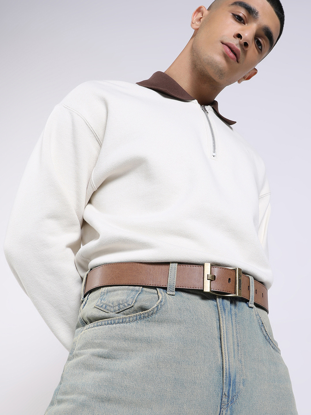 Puma Classic Brand Logo-Printed Belts