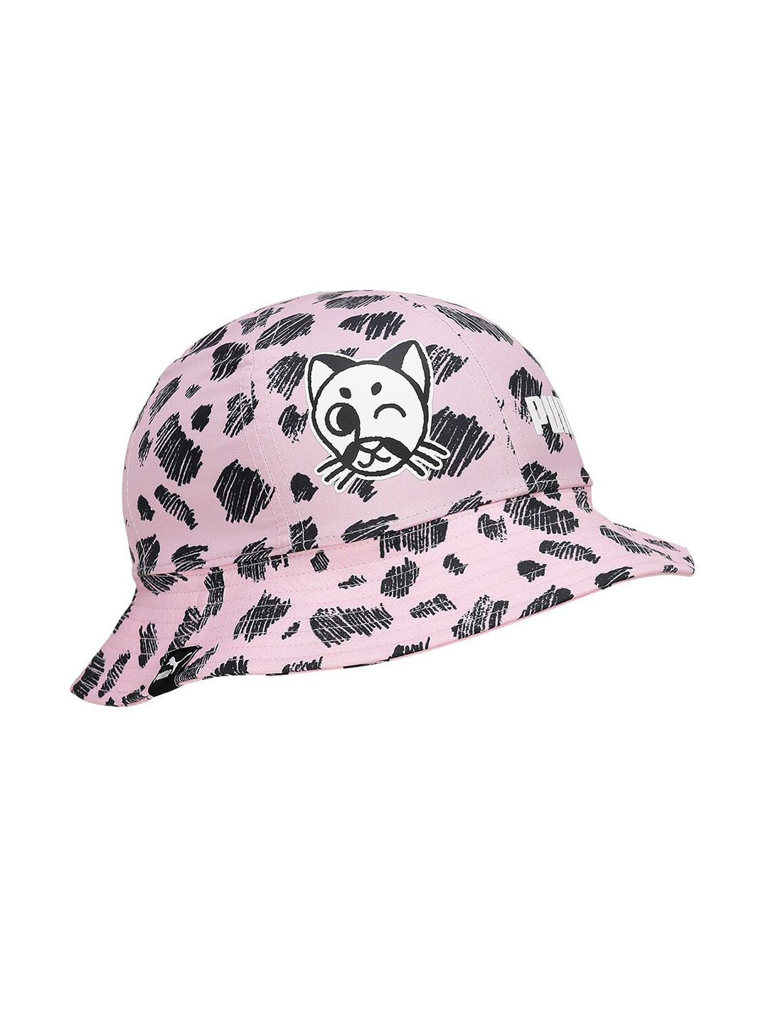 Puma Kids PUMATE Brand Logo-Printed Bucket Hat
