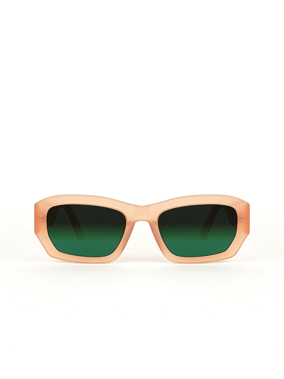 MARJO EYEWEAR Rectangle Acetate Sunglasses With Polarised & UV Protected Lens