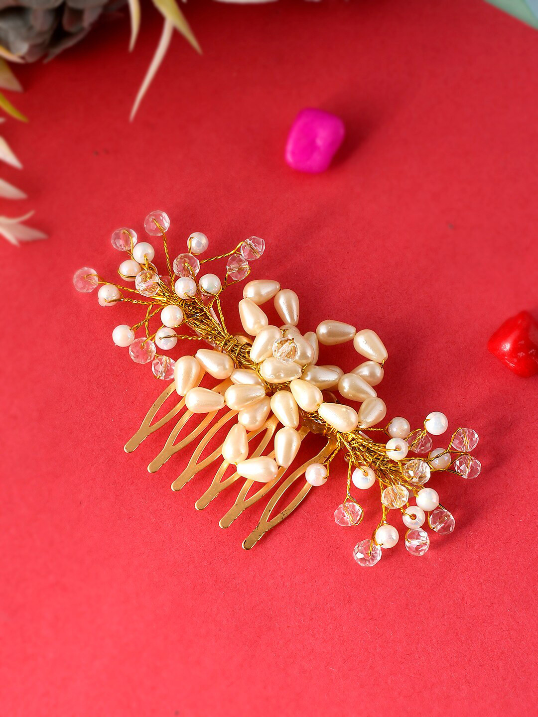 Silvermerc Designs Women Embellished Comb Pin