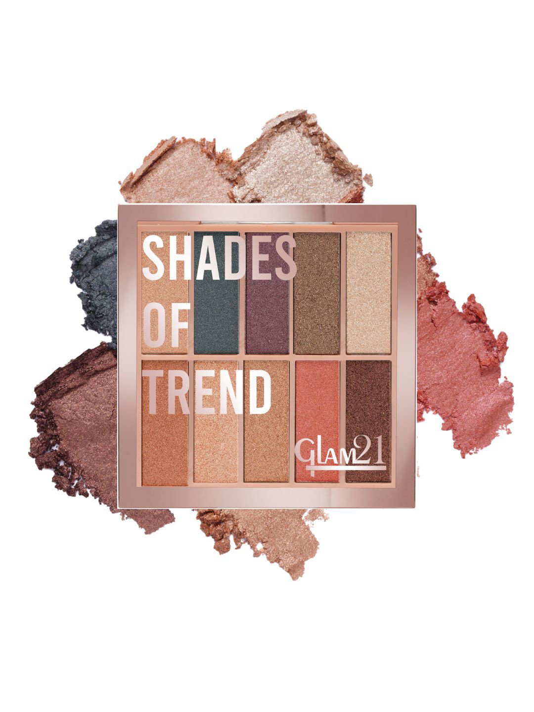 GLAM21 Smudge Free Shades of Trend Eyeshadow Palette 12 g - Shade 03