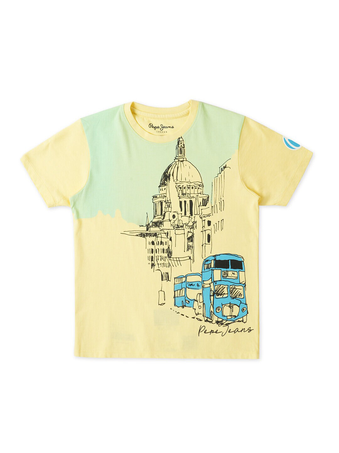Pepe Jeans Boys Graphic Printed Cotton T-shirt