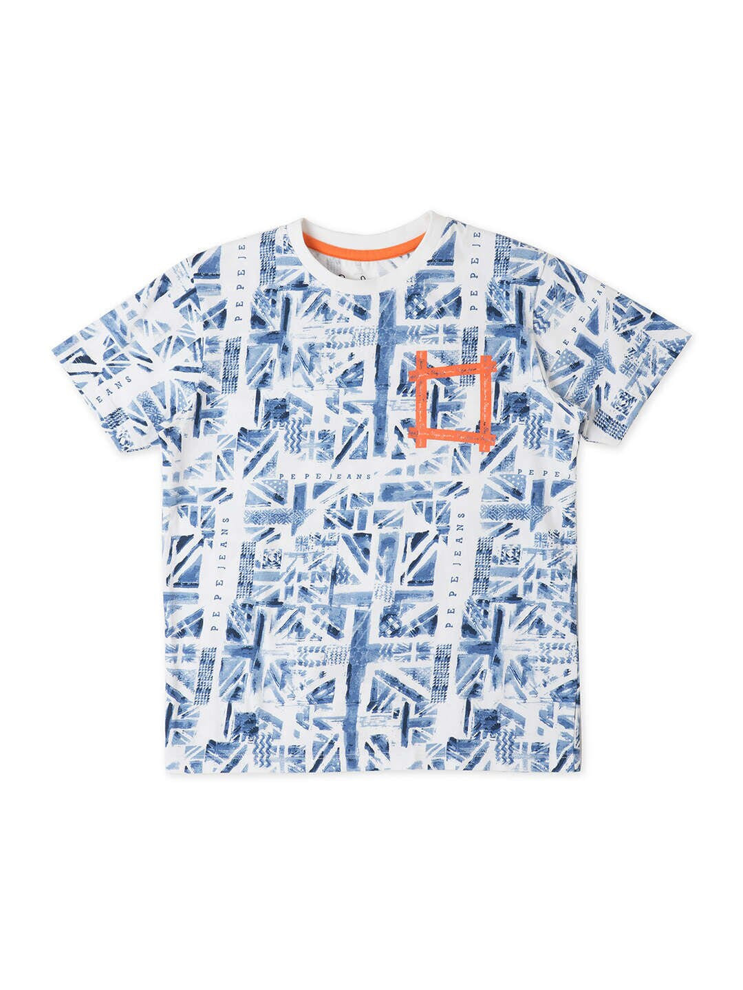 Pepe Jeans Boys Graphic Printed Cotton T-shirt