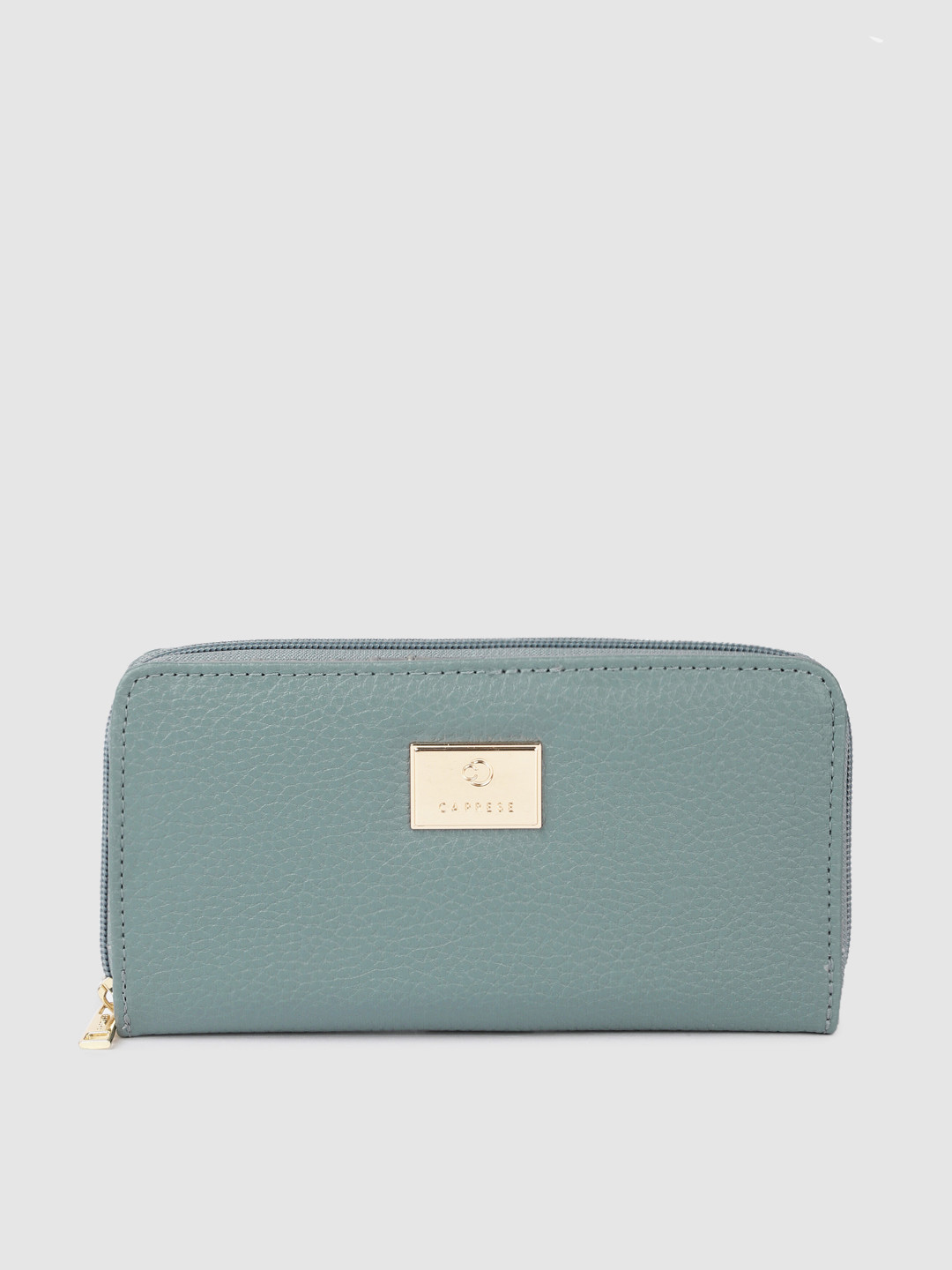 Caprese Women Animal Textured Zip Around Wallet