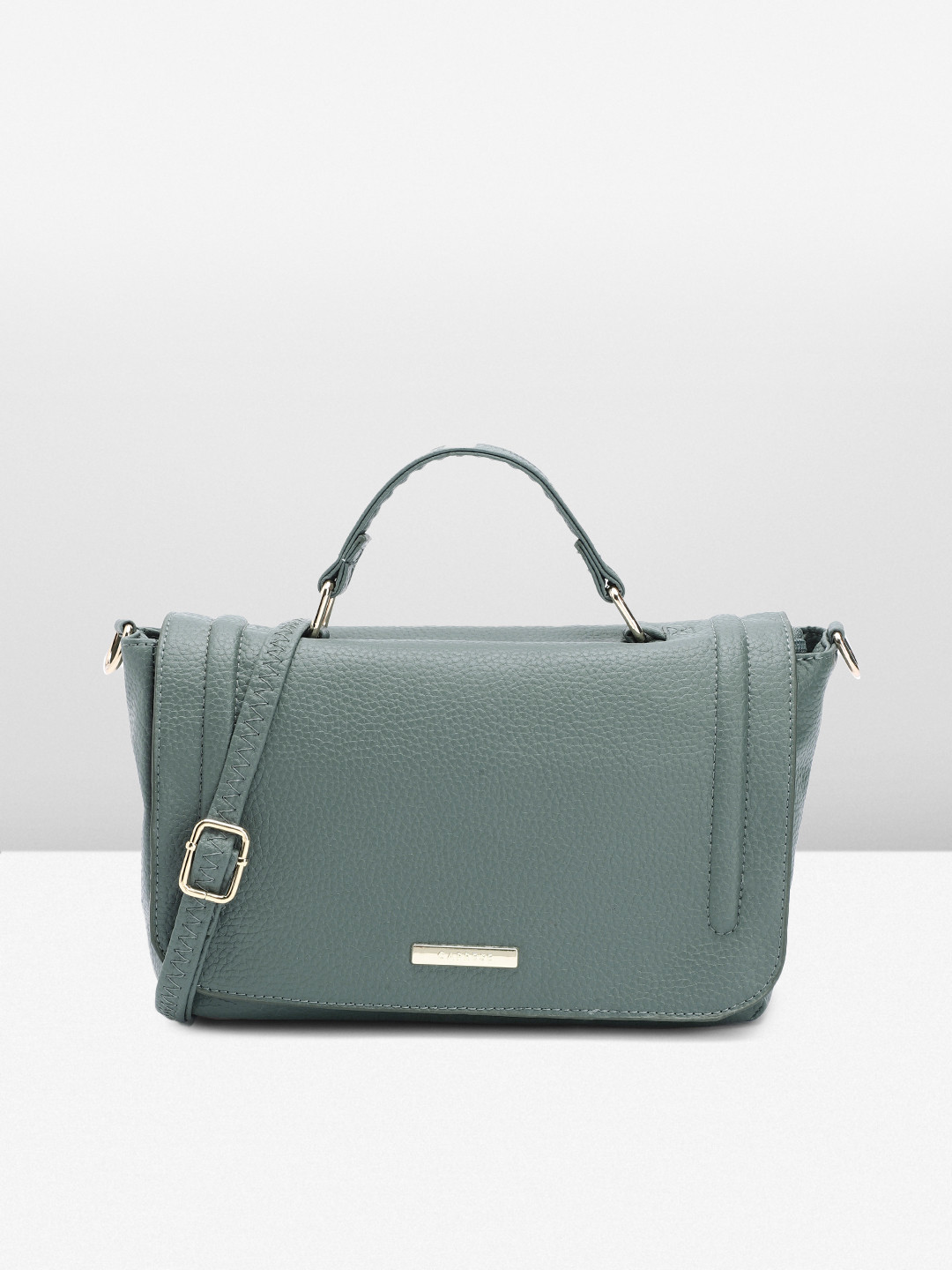 Caprese Kristin Women Grey Large Satchel Bag