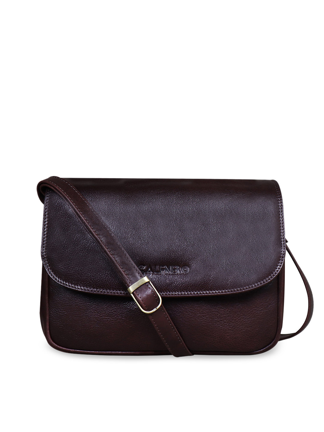 CALFNERO Leather Half Moon Sling Bag
