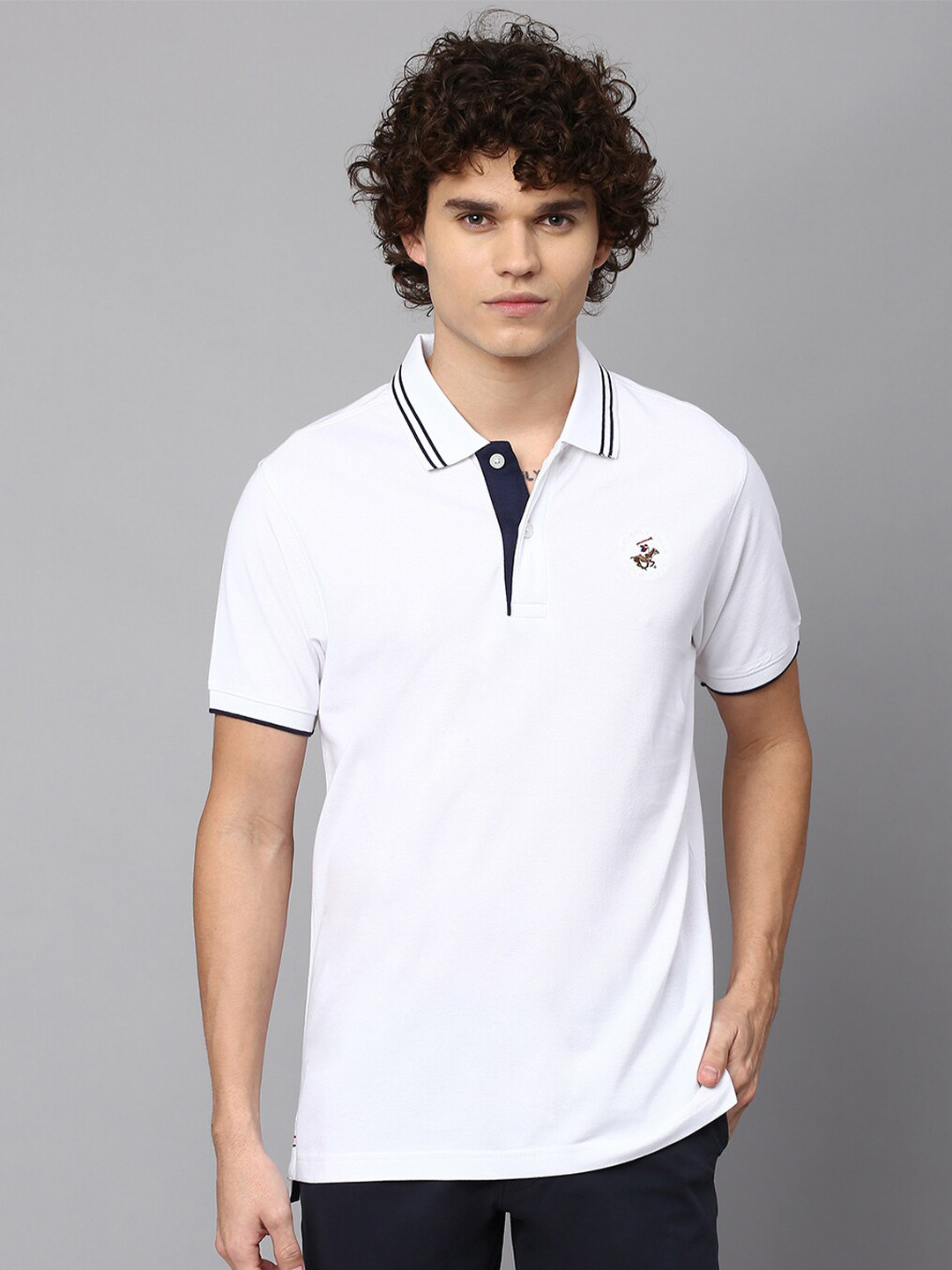 Beverly Hills Polo Club Polo Collar T-Shirt