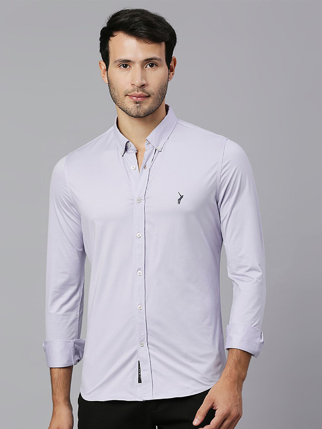 Thomas Scott Classic Button Down Collar Slim Fit Cotton Casual Shirt