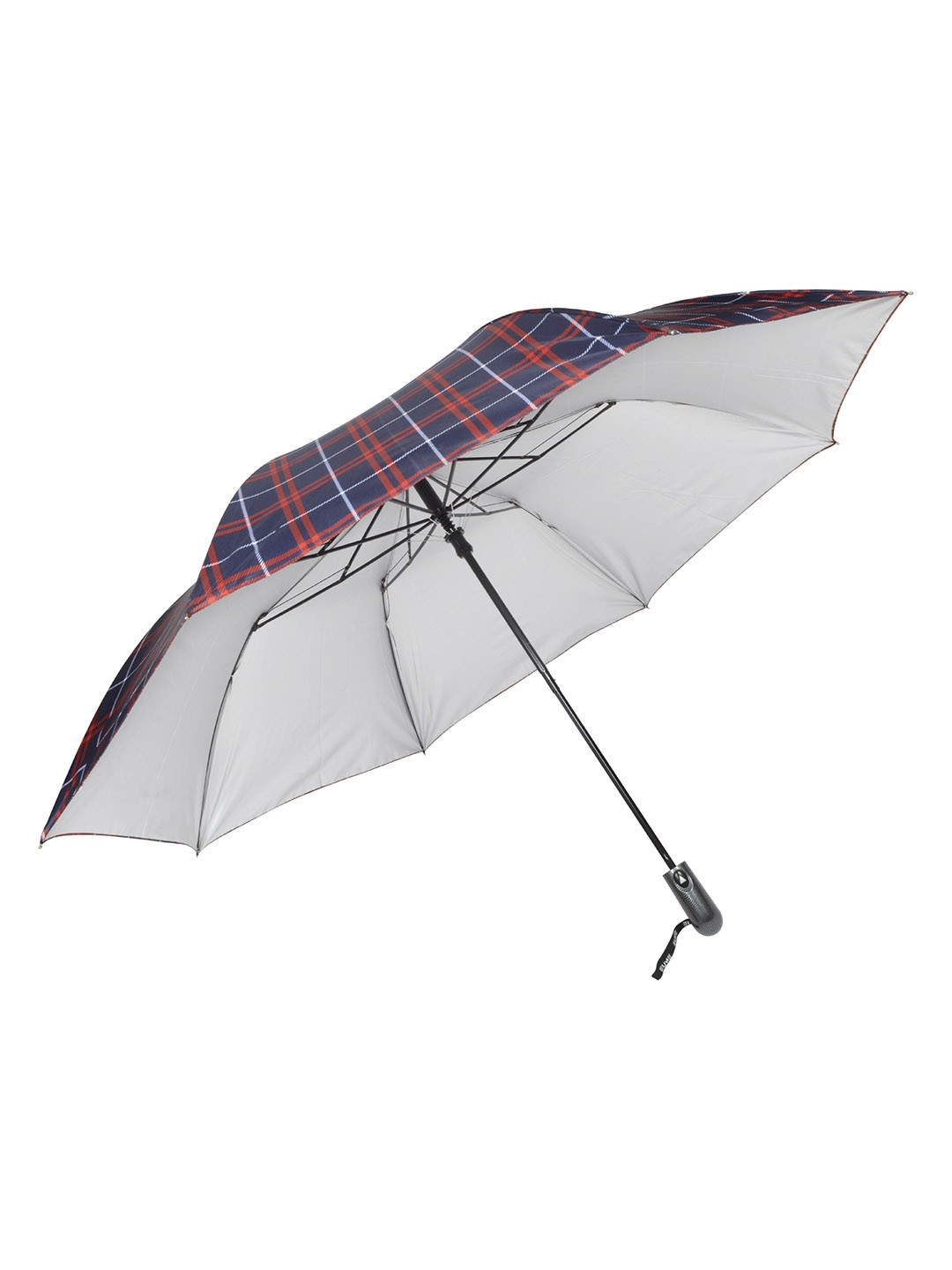 EUME Nurture Auto Open 2 Fold Checkered Umbrella