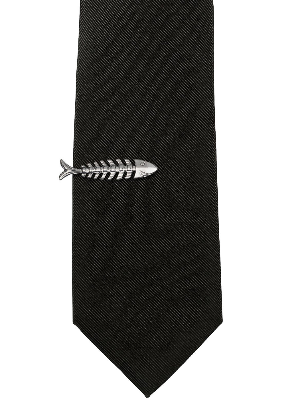 The Tie Hub Men Brass Fish Skeleton Tie Pin