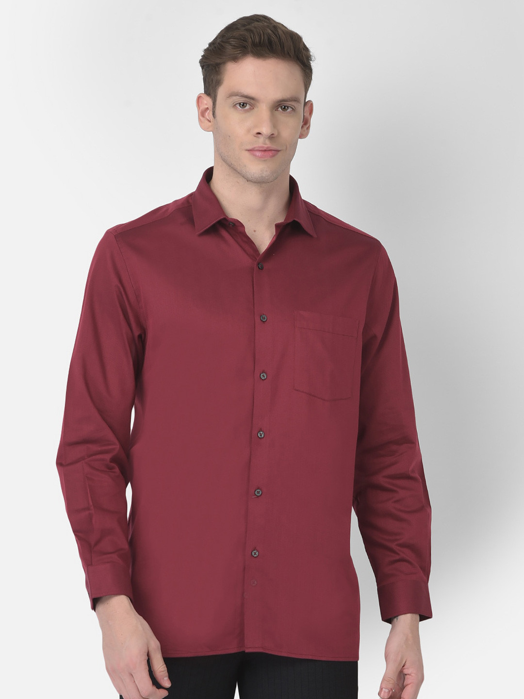 Turtle Modern Slim Fit Pure Cotton Formal Shirt