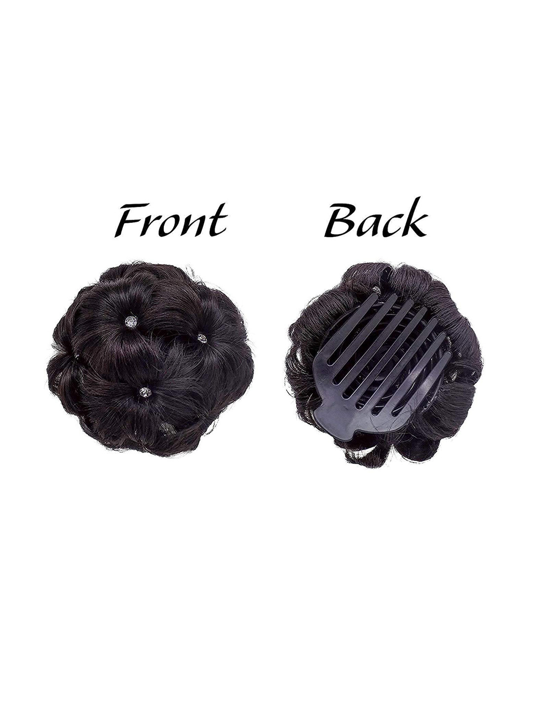 CHANDERKASH Artificial Nug Panja Juda Hair Extension - Brown