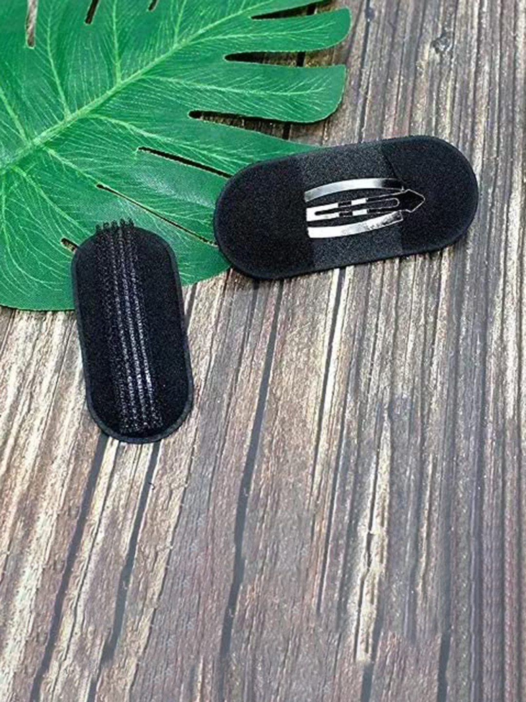 CHANDERKASH 4PCS Bumpit Bun Maker Hair Pins Clips - Black