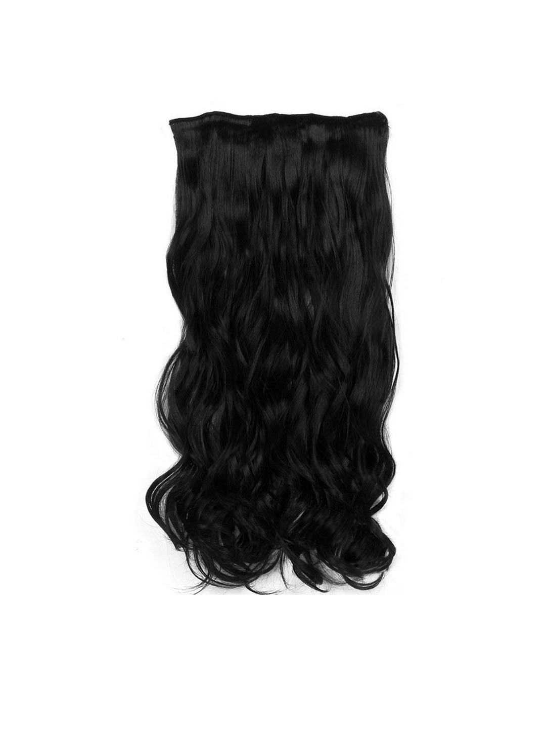 Chanderkash 24'inches Natural Brown Curly Synthetic Fiber Hair Extensions