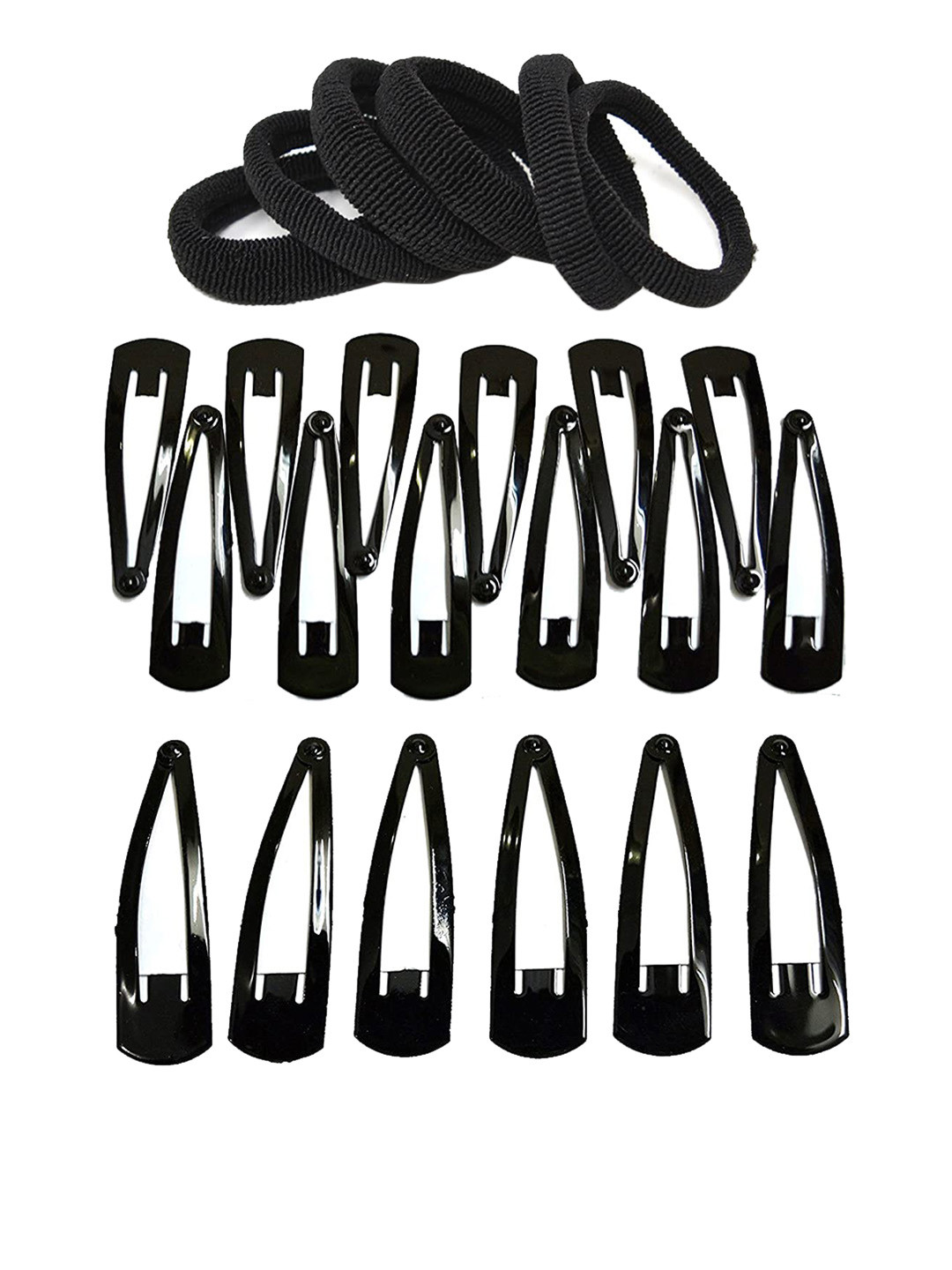 CHANDERKASH Women Set of 24 Hair Clips And Ponytail Holders Accessory Set