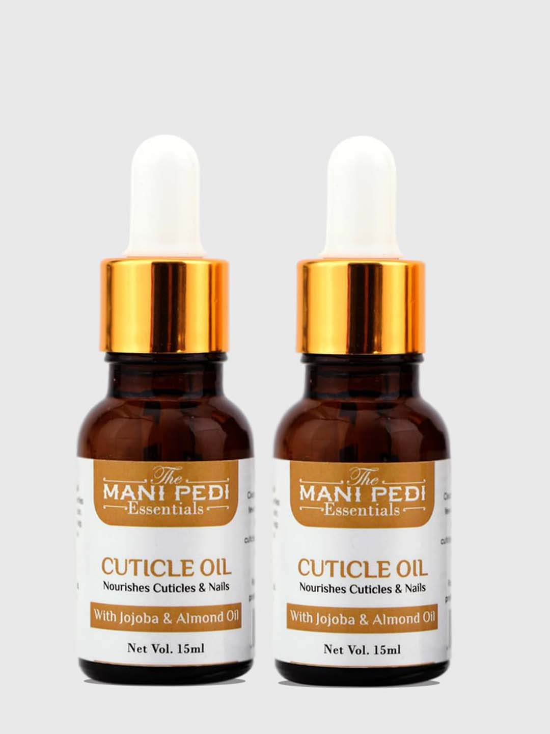 The Mani Pedi Essentials Set Of 2 100% Pure Natural Cuticle Oil - 15 ml Each