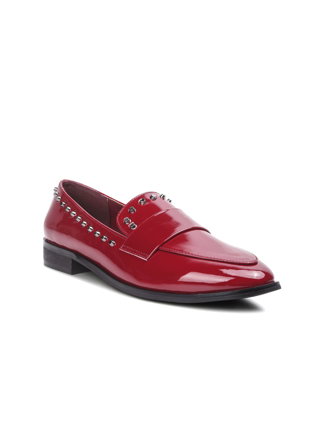 RAG & CO Women Stud Detail Slip-On Loafers