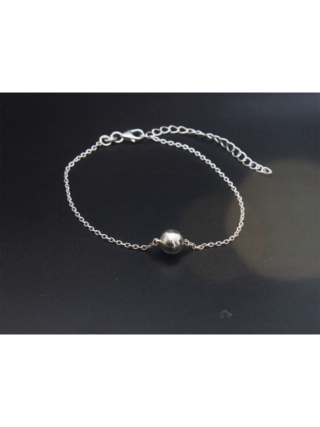 HIFLYER JEWELS Women Sterling Silver Antique Link Bracelet