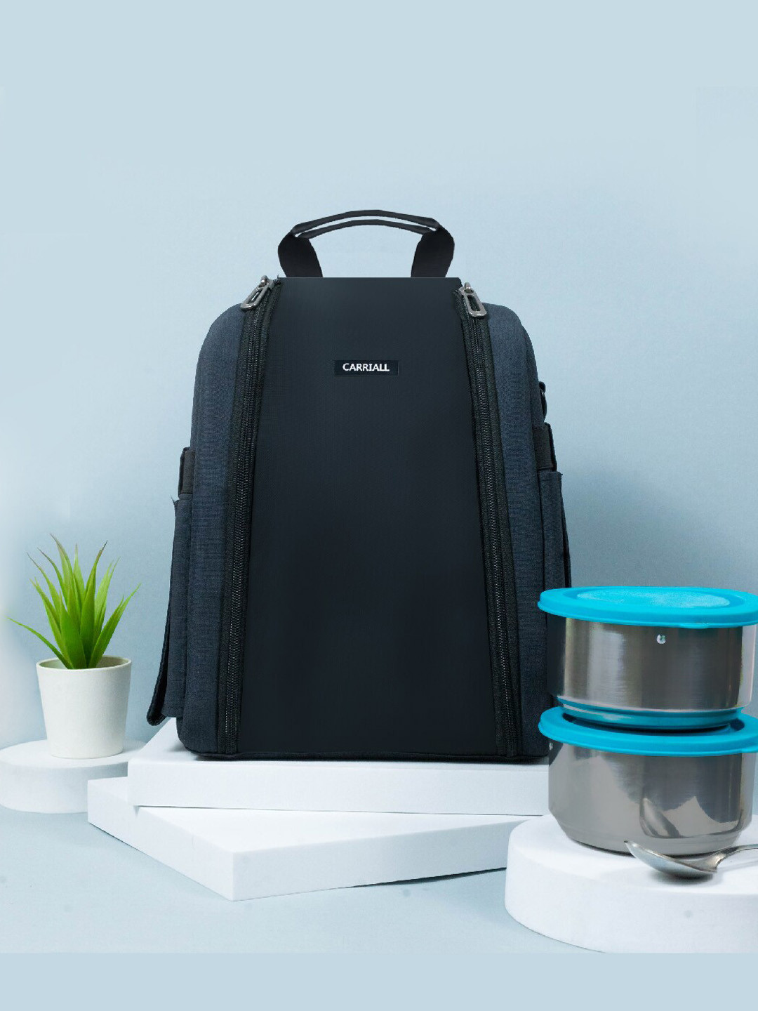 CARRIALL Adjustable Strap Meal Or Lunch Or Tiffin Bag Travel Accessory