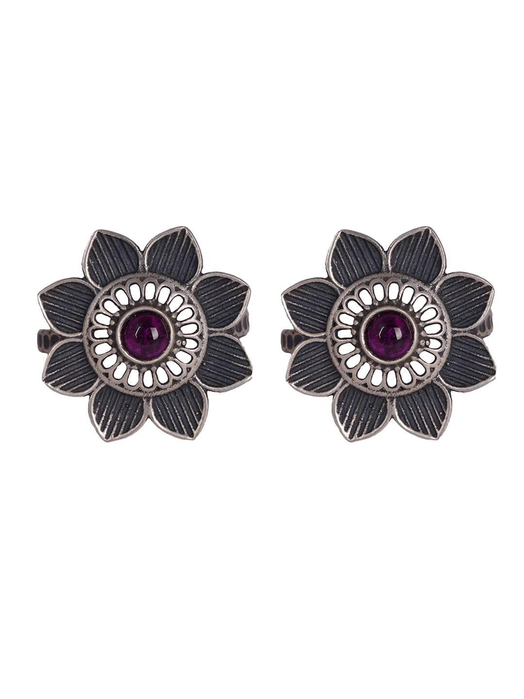 Shyle 92.5 Sterling Silver Flower Versatile Adjustable Toe Ring