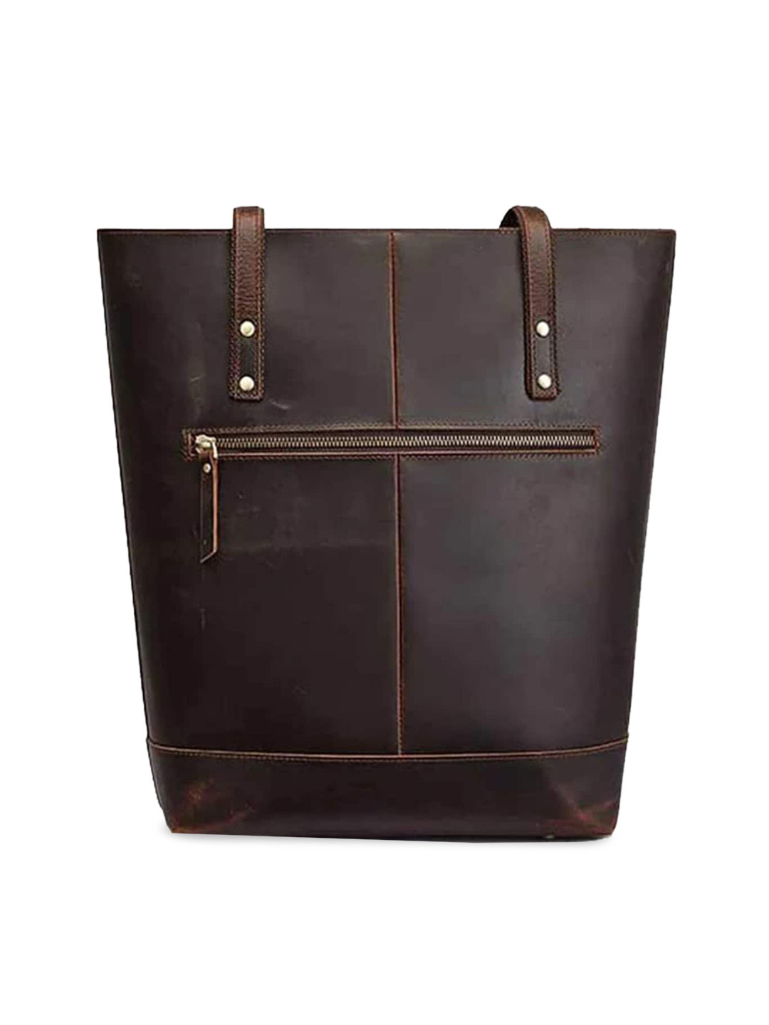 Goatter Leather Swagger Tote Bag