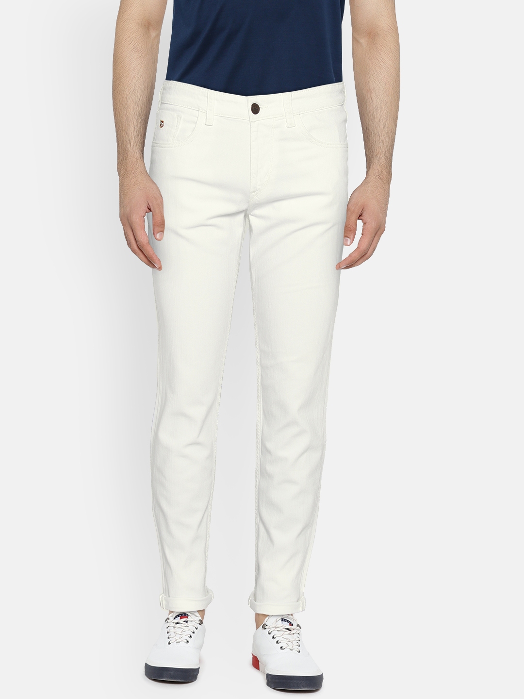 polo white jeans mens