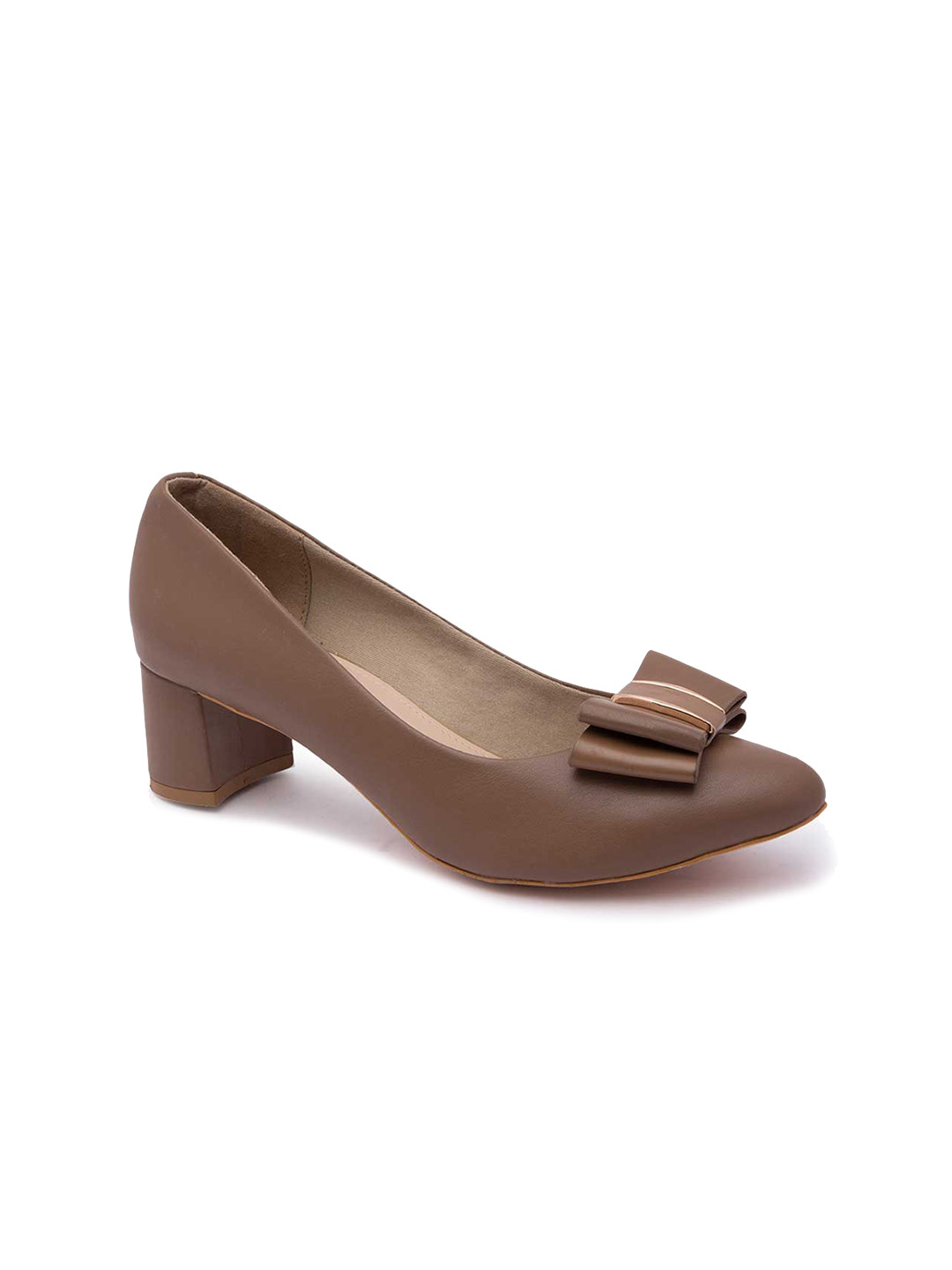 Rocia Women Block Pumps With Bow