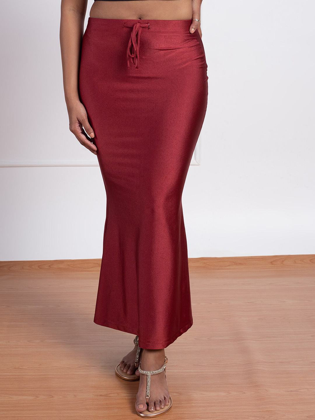 Nykd Saree Shapewear With Adjustable Drawstring & Side Slit