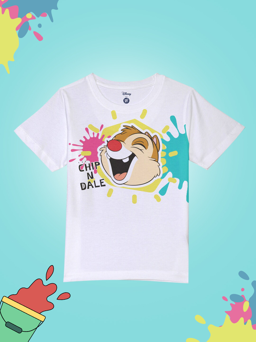 YK Disney Kids Chip & Dale Printed T-shirt