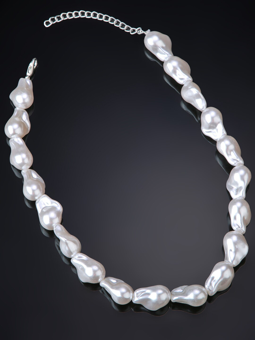 Estele Rhodium-Plated Necklace