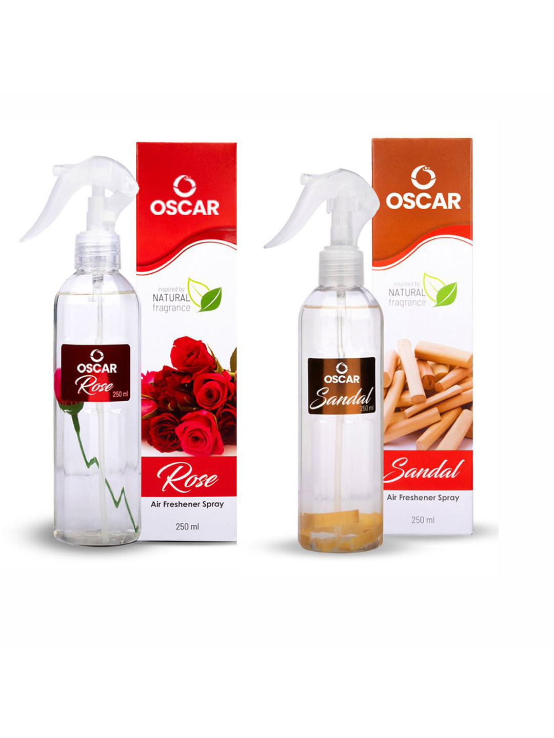 OSCAR Pack of 2 White Rose and Sandal Room Freshner - 250ml each